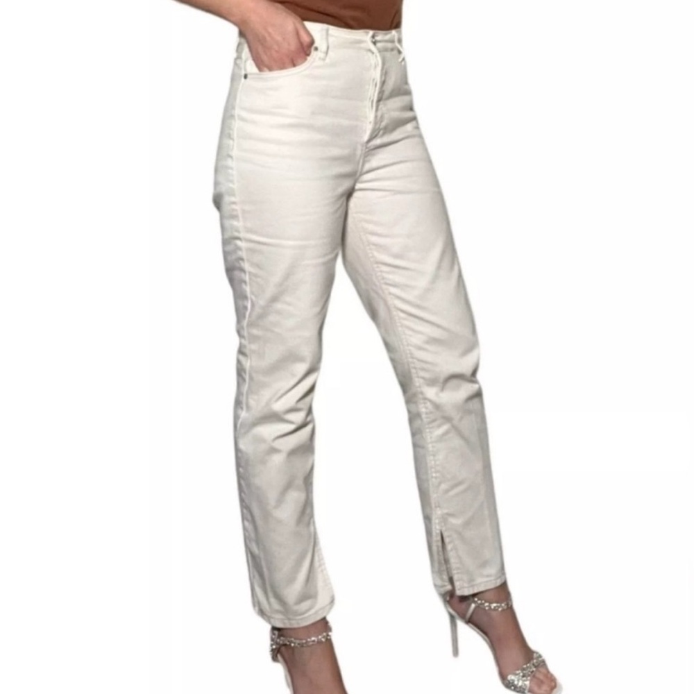 Women’s House of Harlow 1960 Cream Straight Leg Jeans